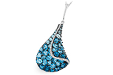 A242-13770: NECK 4.81 BLUE TOPAZ 4.94 TGW