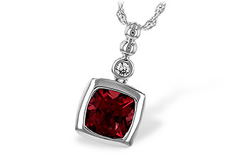 F243-95588: NECK 1.40 GARNET 1.44 TGW