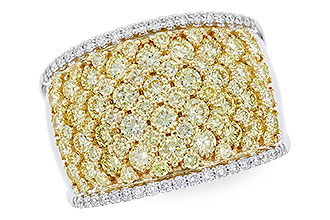 F328-48315: LDS DIA WED RG 2.19 YELLOW DIAS 2.37 TW