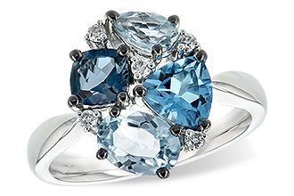 G243-91915: LDS RG 2.57 BLUE TOPAZ 2.65 TGW