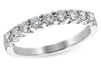 G243-95597: LDS WED RG .50 TW (9 STONES)