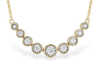 H244-86479: NECKLACE .25 TW (18")