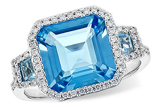 H244-89233: LDS RG 4.40 TW BLUE TOPAZ 4.60 TGW