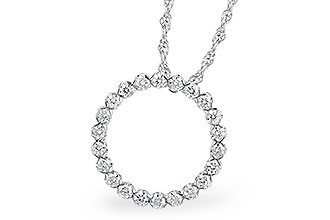 H327-60097: NECKLACE .50 TW