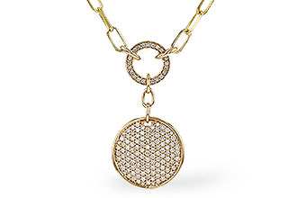 H329-38297: NECKLACE .92 TW (17")