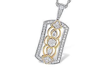 L327-60170: NECKLACE .33 TW