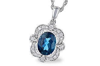 L327-61033: NECK 1.35 LONDON BLUE TOPAZ 1.50 TGW