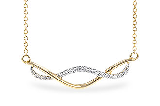 M327-62860: NECKLACE .14 TW